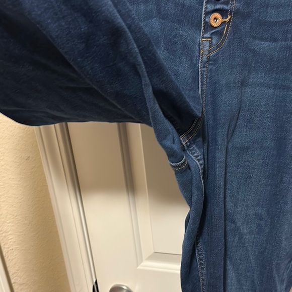 High Rise Blue Jeans with Slim Fit Plus Size - Picture 6 of 8